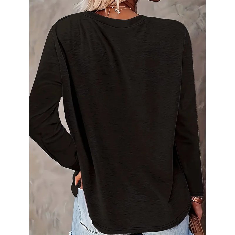 3 Pack Long Sleeve Loose Fit Fall Tops - Image 6