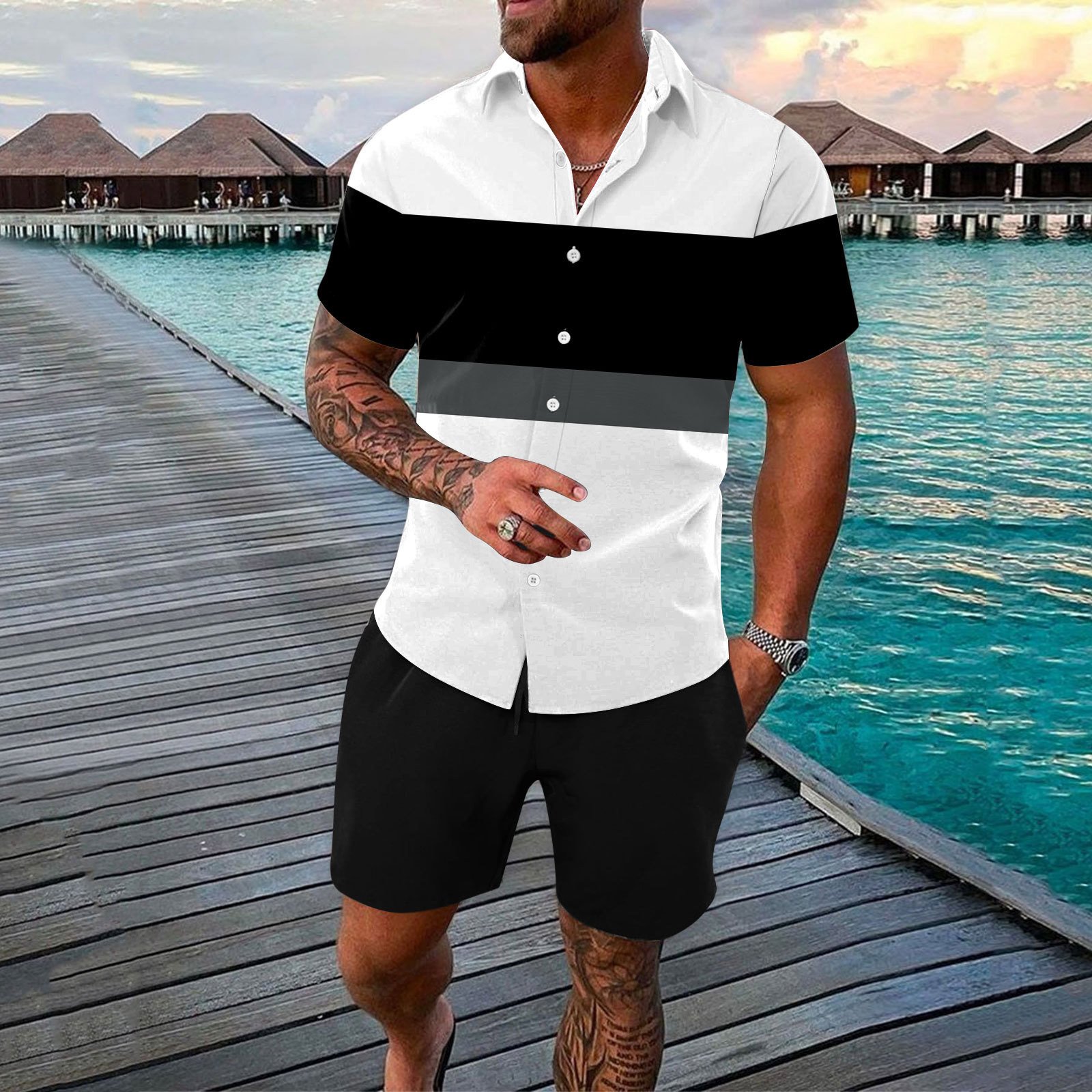 Men Casual Summer Outfit - Image 9