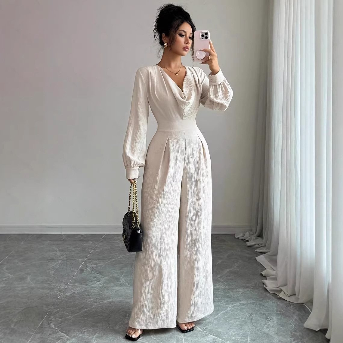 Women's Long-Sleeve Jumpsuit - Image 5