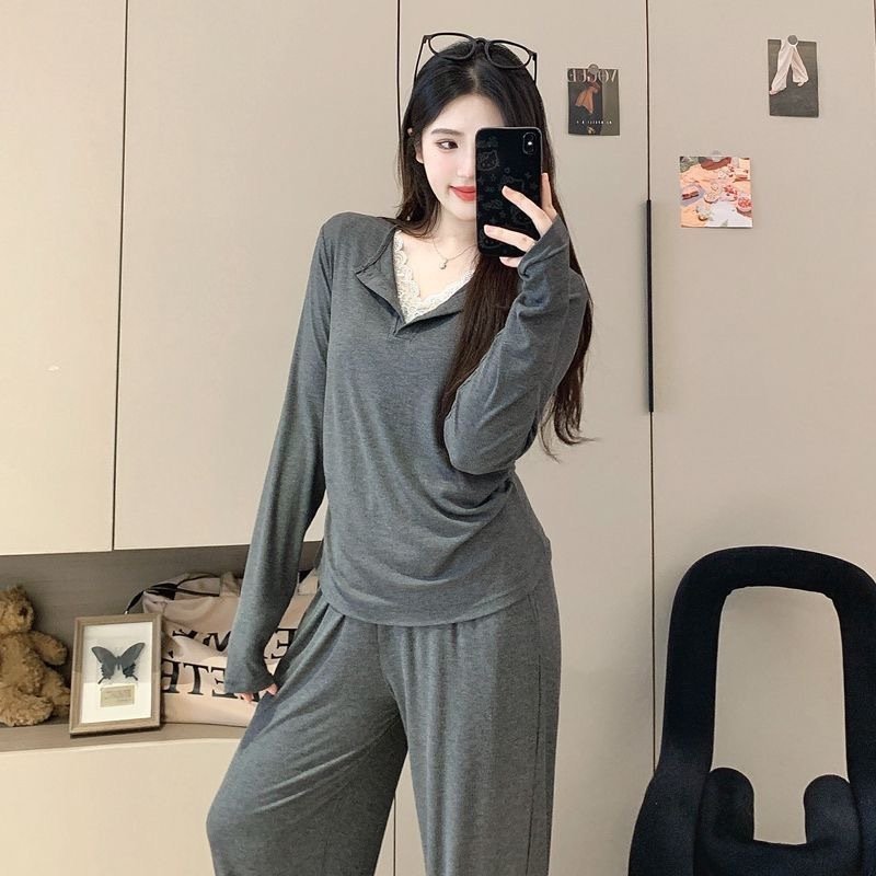 Women's Two-piece Long-sleeve Pajamas - Image 4