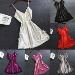 Lingerie Silk Dress Sleep Wear