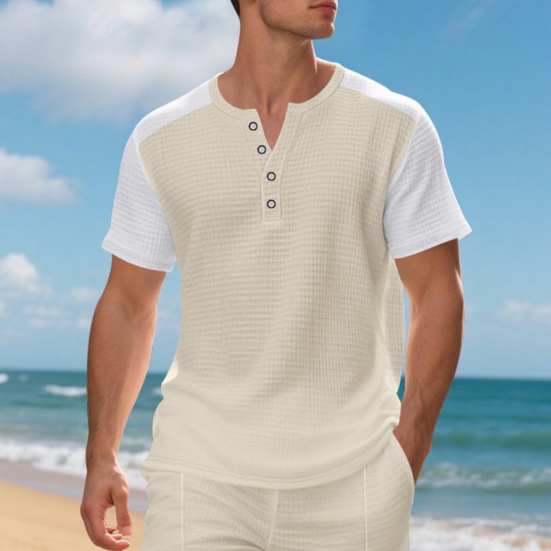 Mens Casual Short-sleeve T-shirt - Image 6