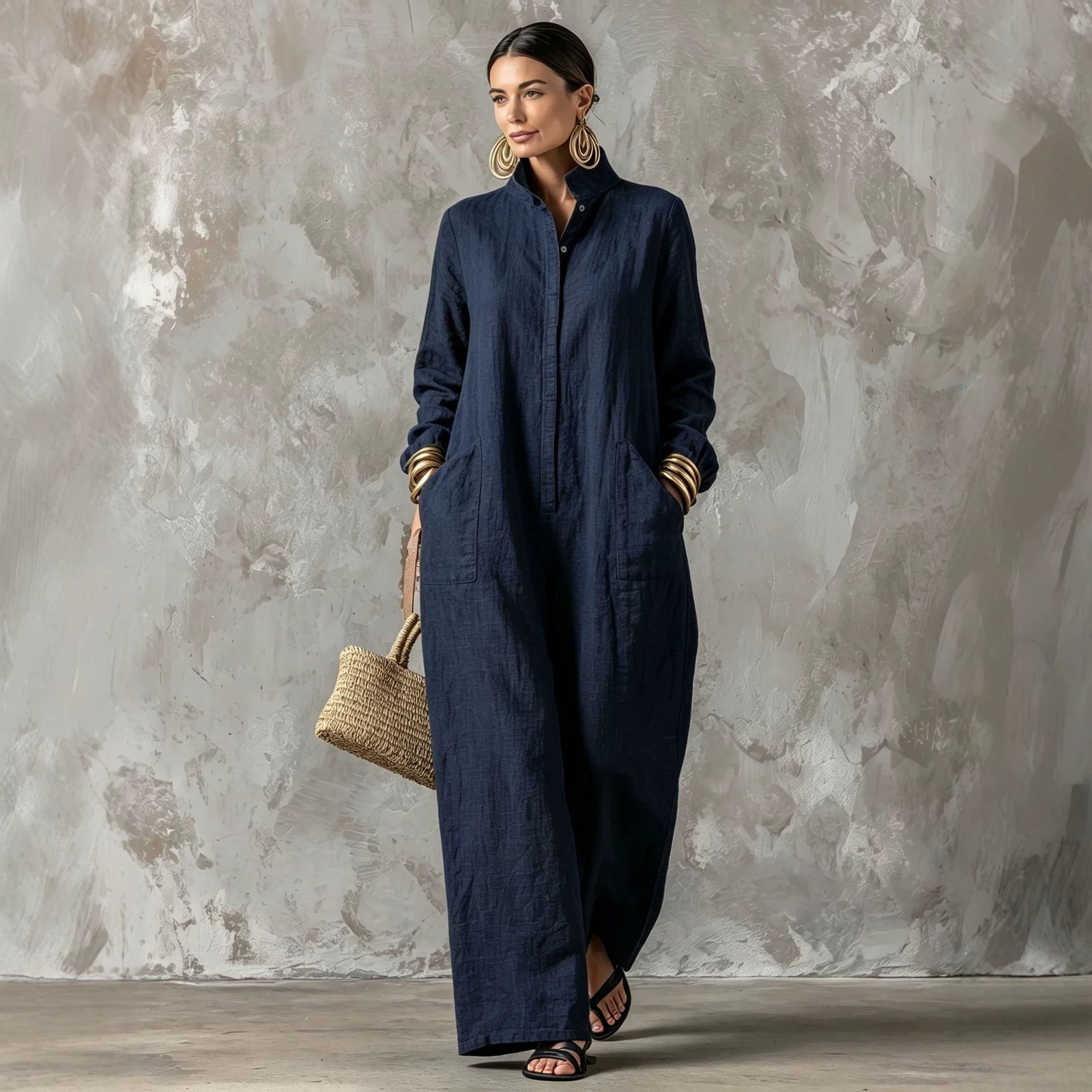 Long-sleeve Jumpsuit - Image 2