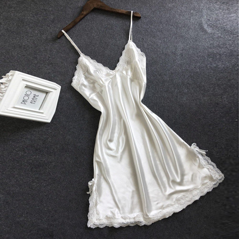 Lingerie Silk Dress Sleep Wear - Image 8