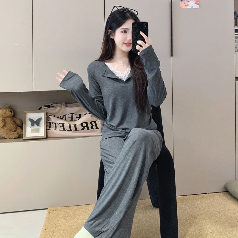 Women's Two-piece Long-sleeve Pajamas - Image 7