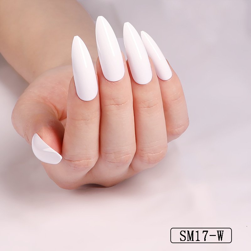 Long Pointed False Nails - Image 5