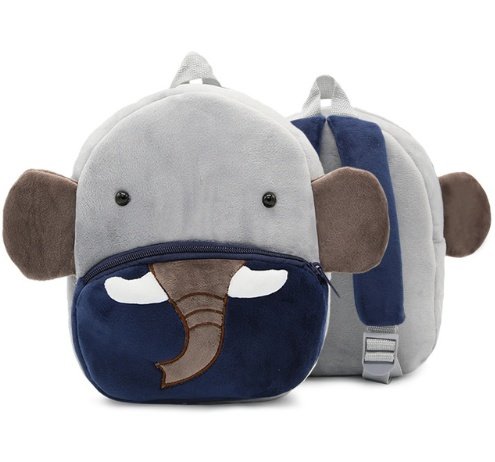 Children School Backpack Cartoon Rainbow Design Soft Plush Material For Toddler Baby Girls Kindergarten Kids School Bags - Image 3