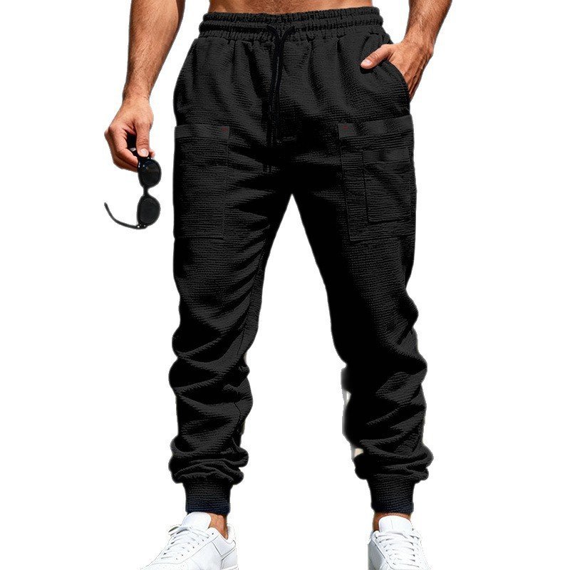 Mens Loose-fit Casual Breathable Pants - Image 4