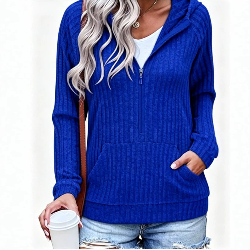 Fashionable Hooded Pullover Loose-fit Casual For Autumn - Image 8