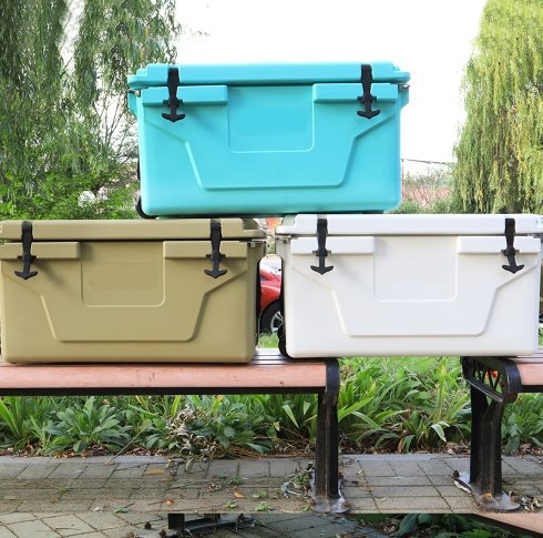 Hot Selling Blue Color 65QT Outdoor Cooler Fish Ice Chest Box Popular Camping Cooler Box - Image 7
