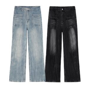 Straight-Leg Denim Jeans For Men