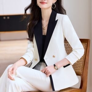 Women's Long-sleeve Professional Pants Suit