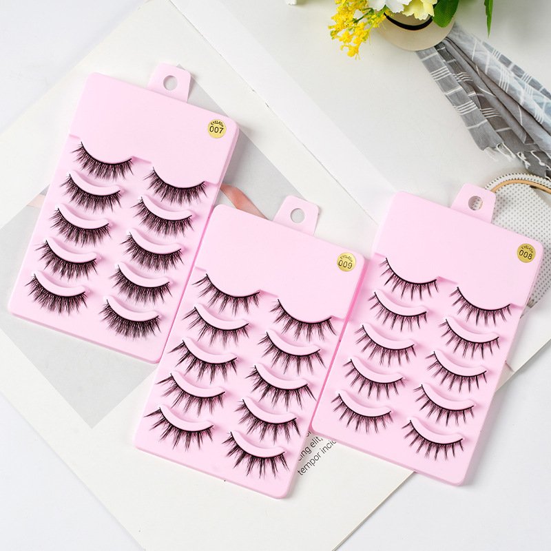 Natural Wispy False Eyelashes - Image 9
