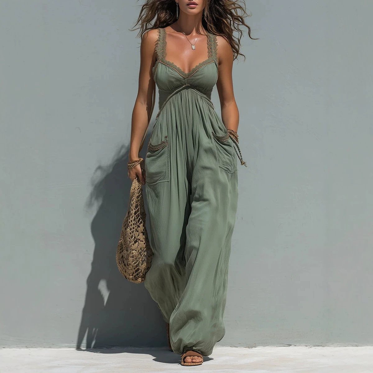 Women's Sleeveless Jumpsuit