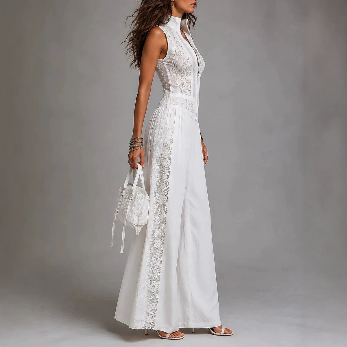 Wide-leg Jumpsuit With Side Cutouts - Image 6