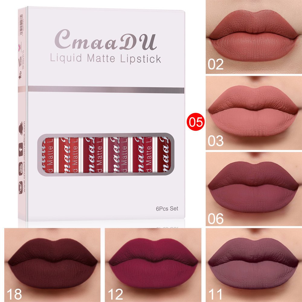 6 Boxes Of Non-stick Waterproof Long Lasting Lip Gloss - Image 4