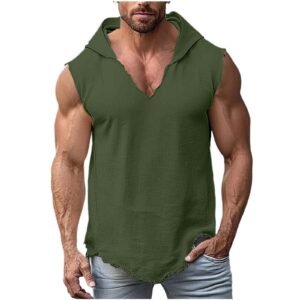 Men's Sporty Hooded Top