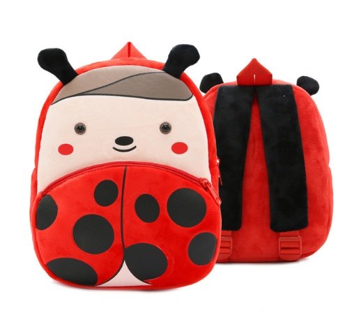 Children School Backpack Cartoon Rainbow Design Soft Plush Material For Toddler Baby Girls Kindergarten Kids School Bags - Image 9