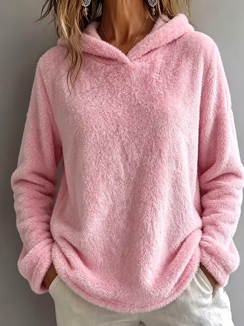 Casual Fashion Solid Color Long-sleeved Sweater - Image 10