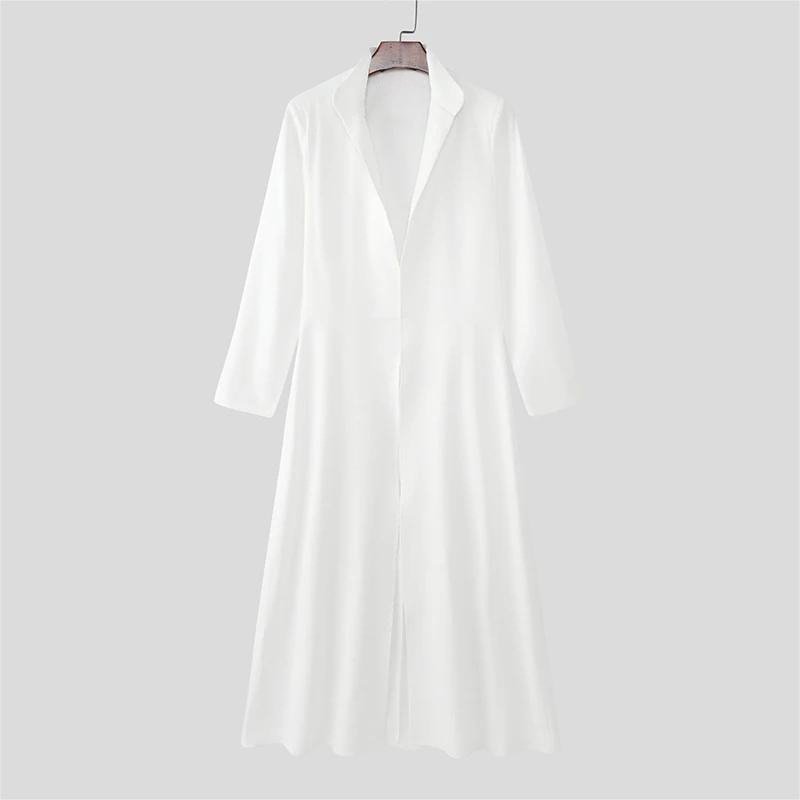 Men's Long Double-Wear Blazer With A Notch Lapel Suit - Image 2