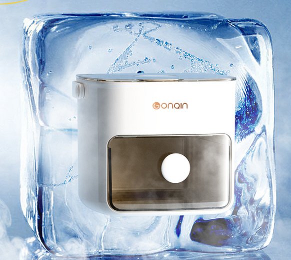 Easy-Press Lid Ice Maker Ice Storage Box - Image 3