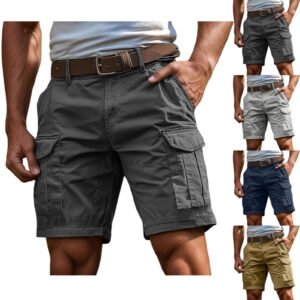 Multi-Pocket Cargo Shorts