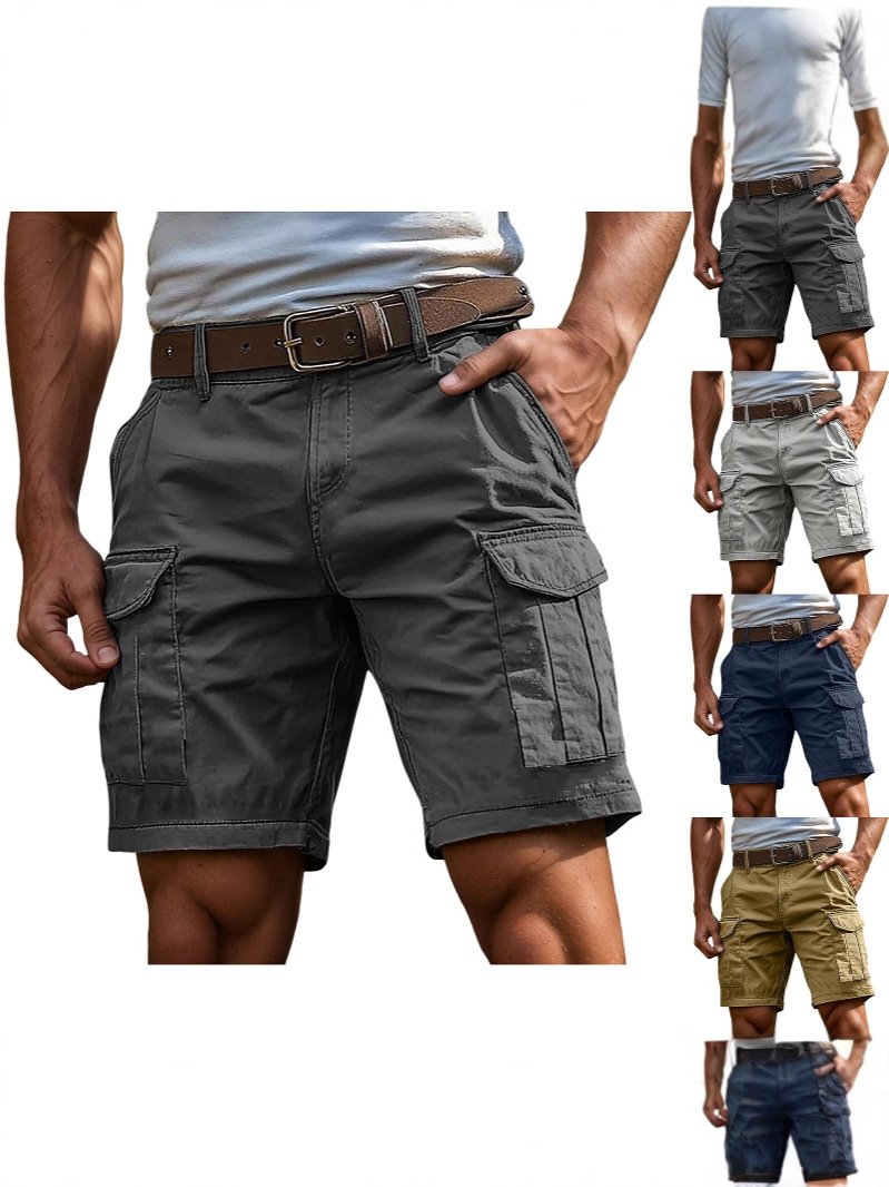 Multi-Pocket Cargo Shorts