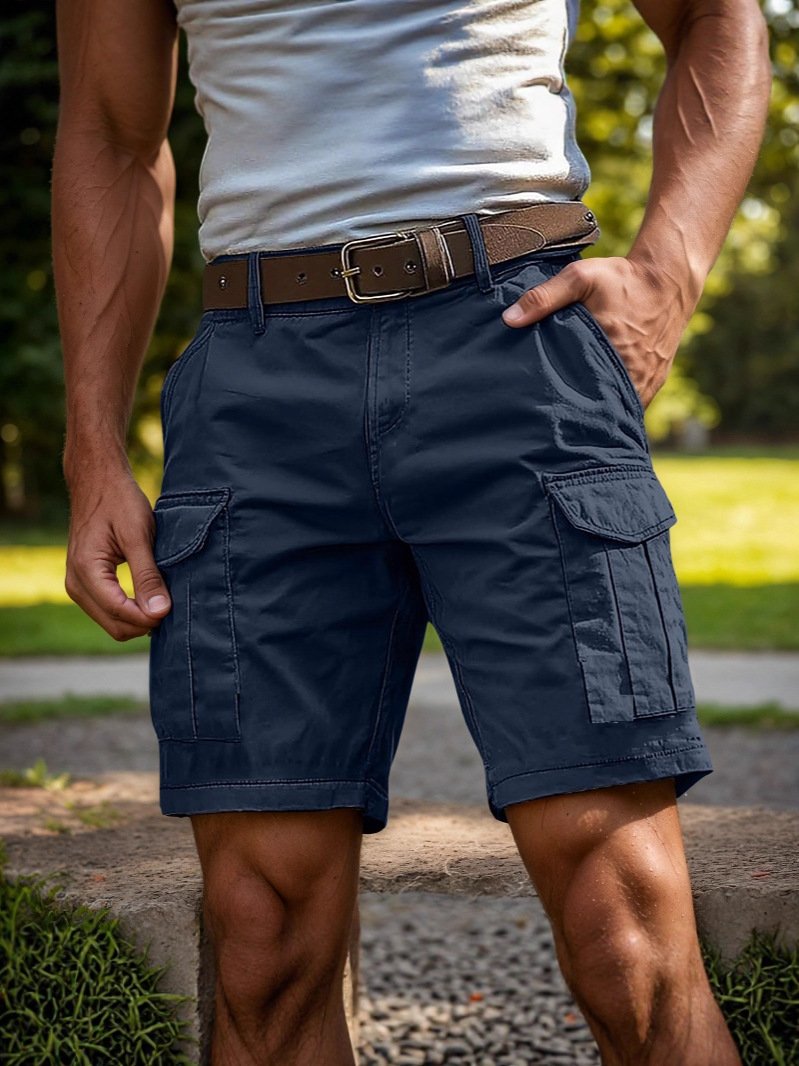 Multi-Pocket Cargo Shorts - Image 8