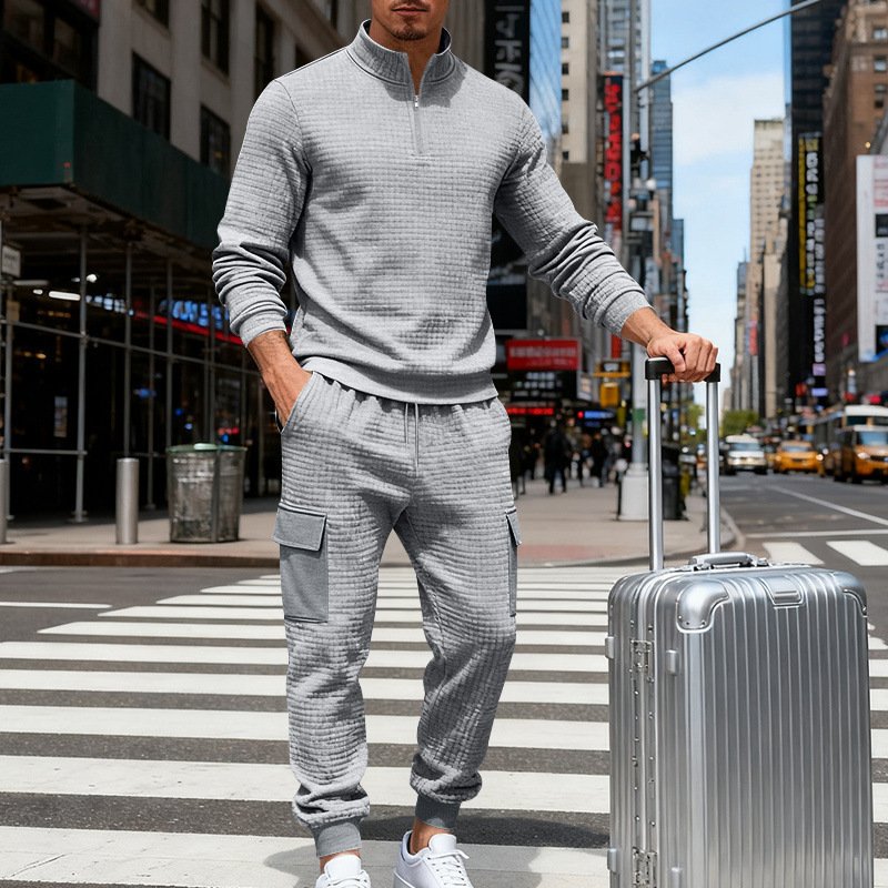 Men's Loose-Fit Casual Suit - Image 3