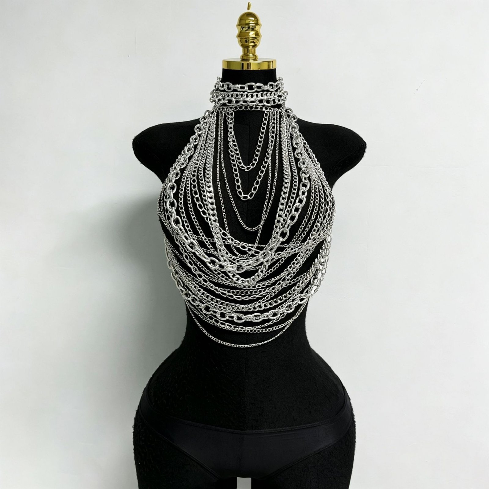 Backless Sexy Metal Chain Camisole - Image 5