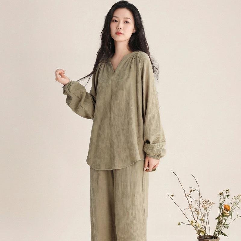 Womens Long-sleeve Top And Pants Set - Image 3