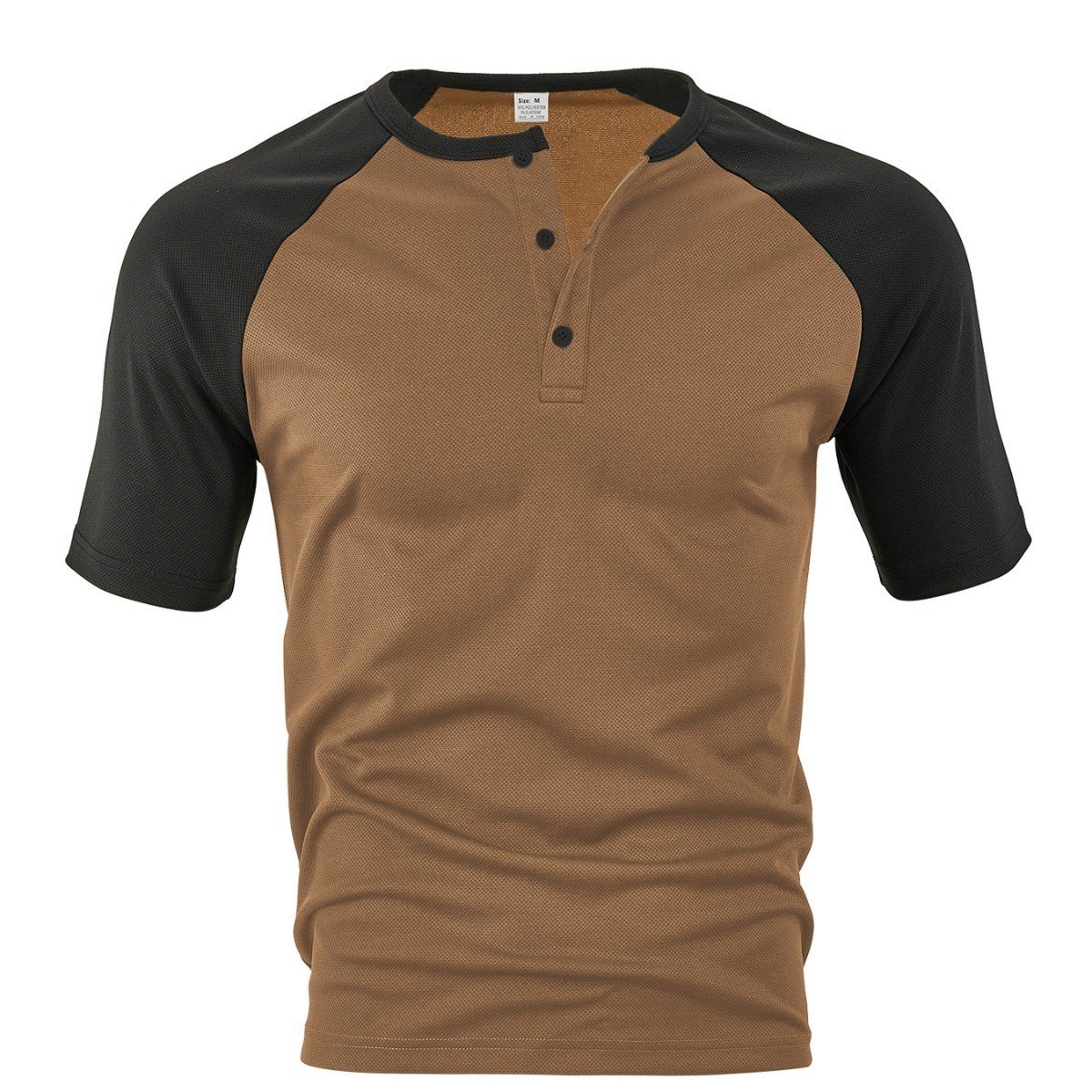 Color-Blocked Short-Sleeved Shirt - Image 4