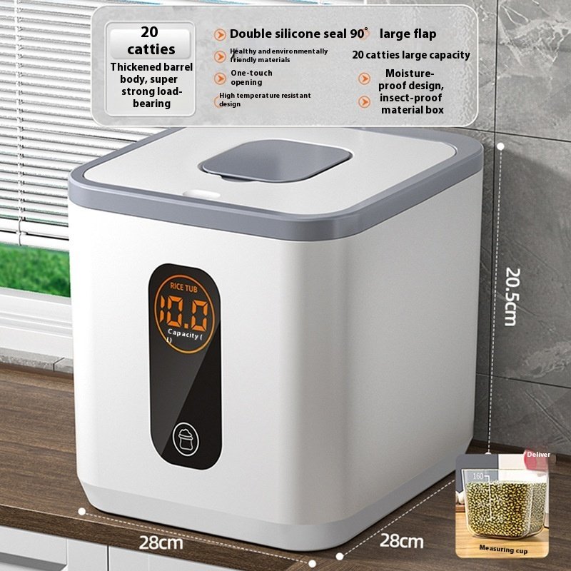Insect-proof Moisture-proof Sealed Household Food Grade Rice Jar - Image 7