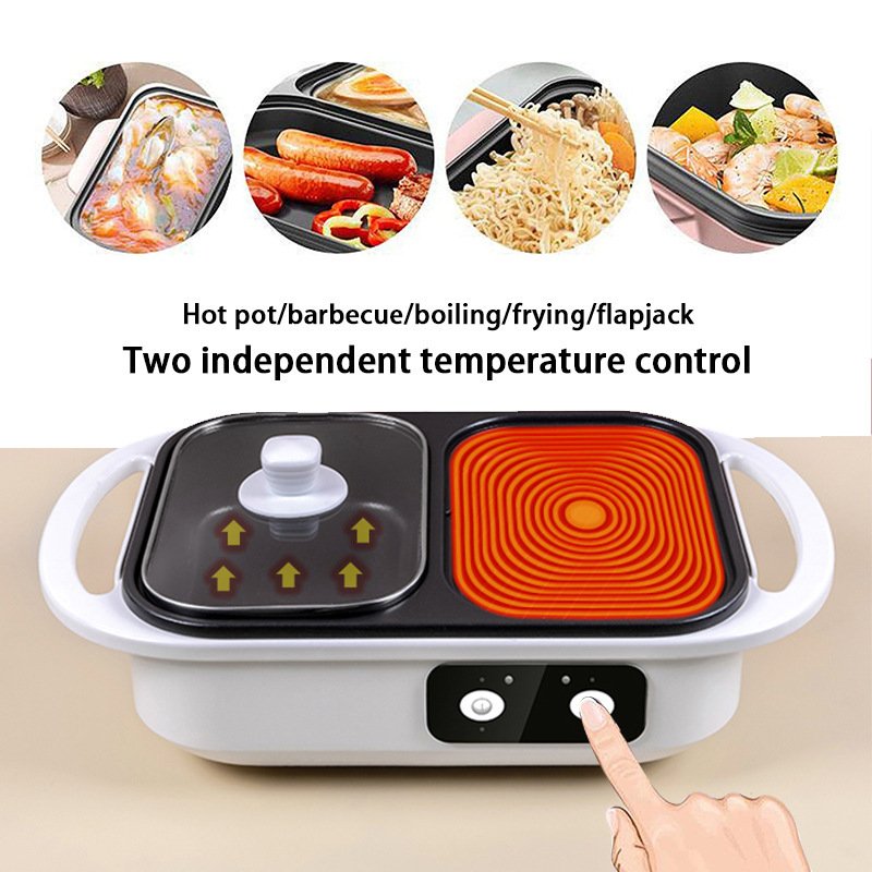 Multi-functional Dual-use Electric Caldron Electric Frying Oven - Image 2