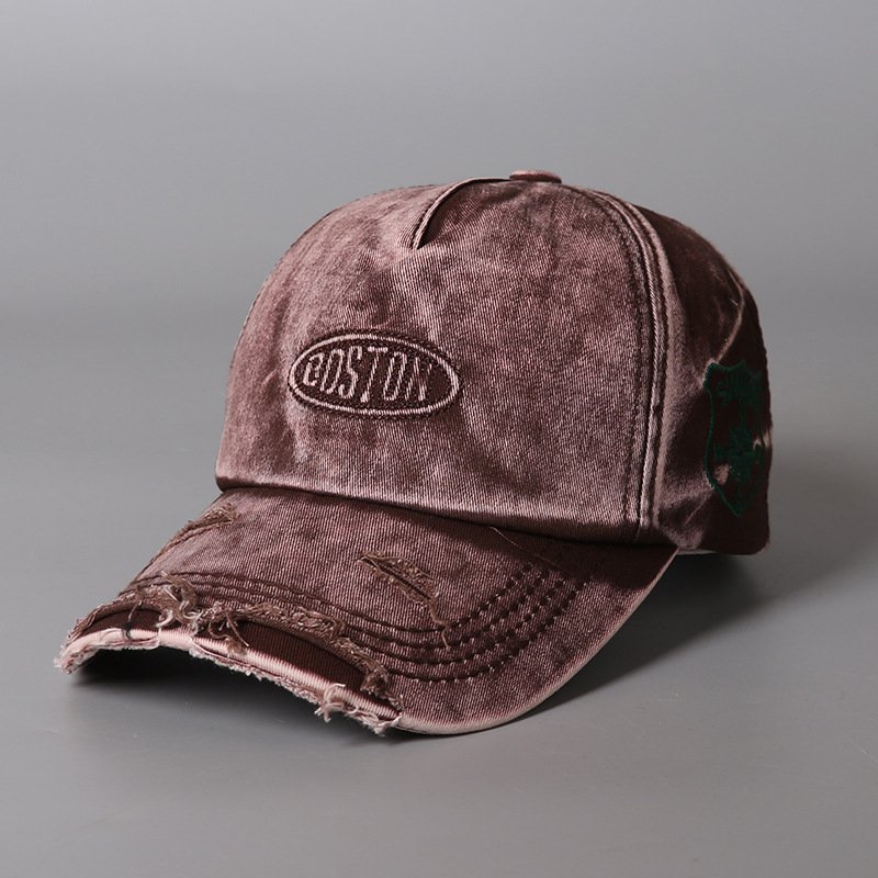 Retro Distressed Ripped Cap - Image 3