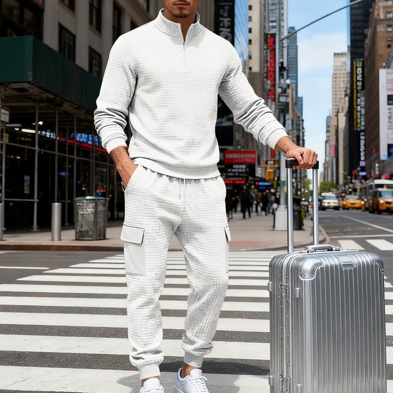 Men's Loose-Fit Casual Suit - Image 2