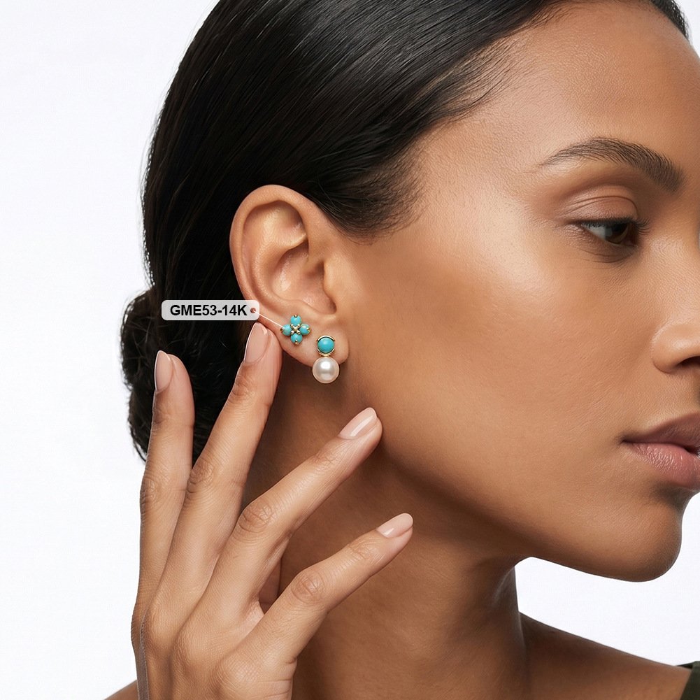 Sleek High-end 925 Silver Earrings With Freshwater Pearls - Image 6