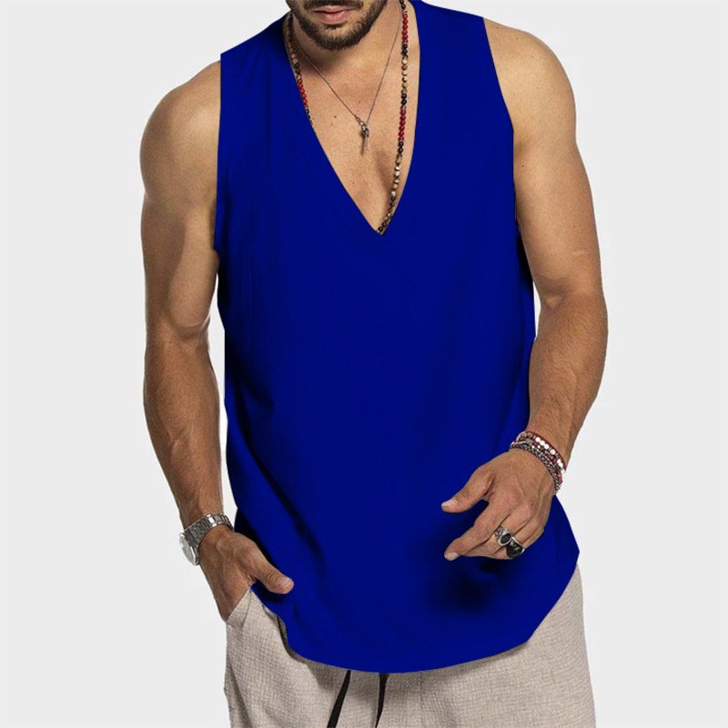 Sleeveless Loose-fitting Vest - Image 7