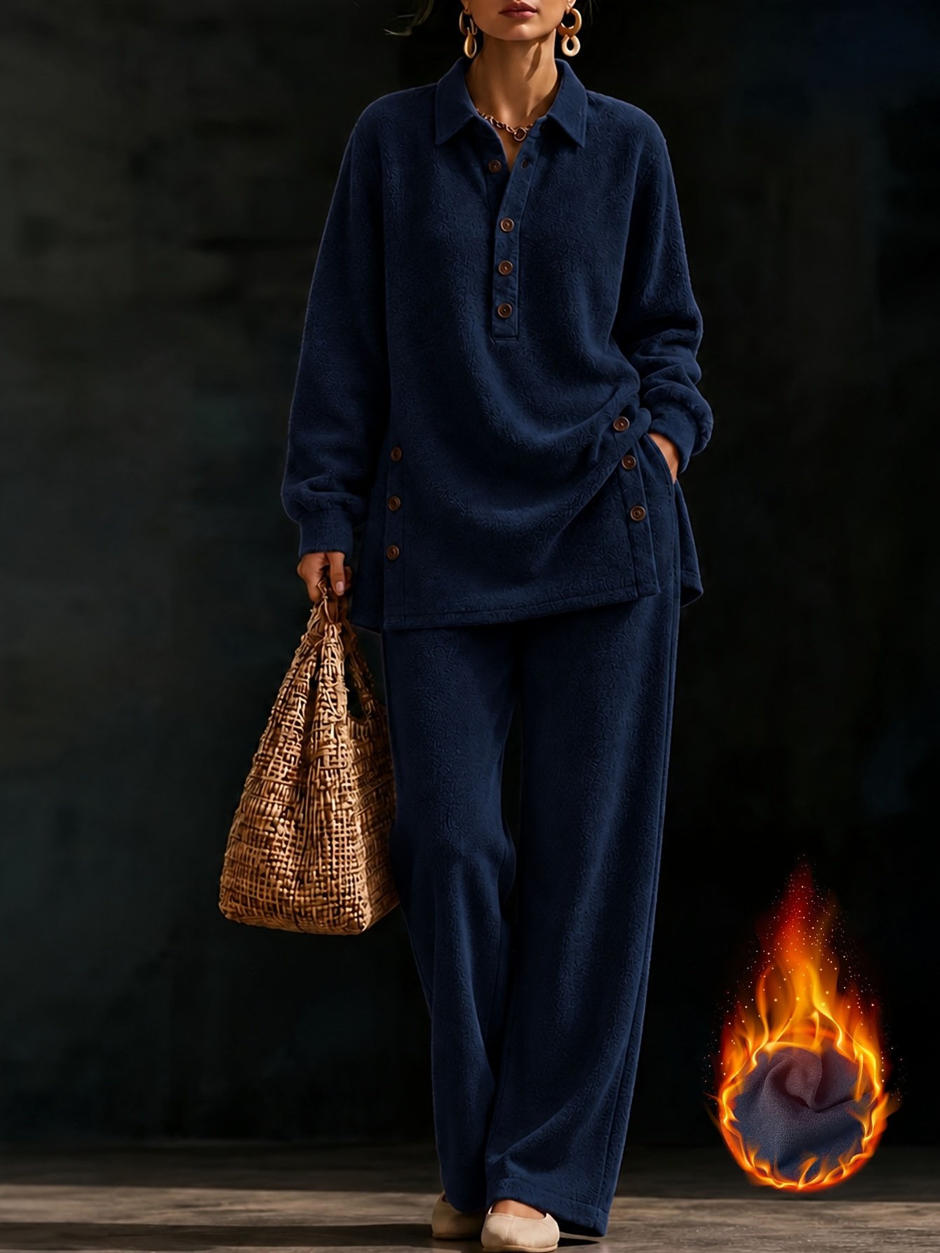 Casual Two-Piece Loungewear Set - Image 7