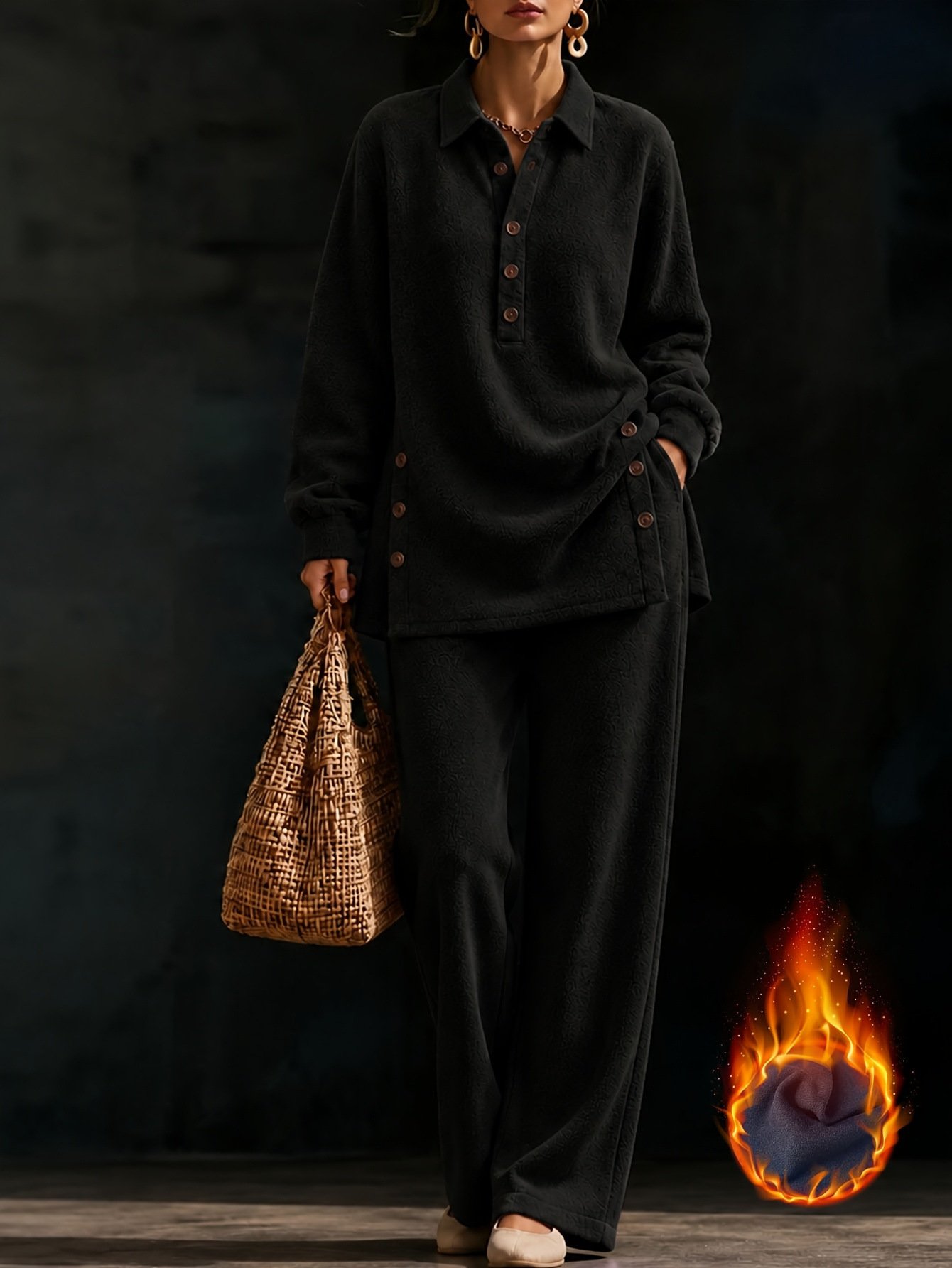 Casual Two-Piece Loungewear Set - Image 8