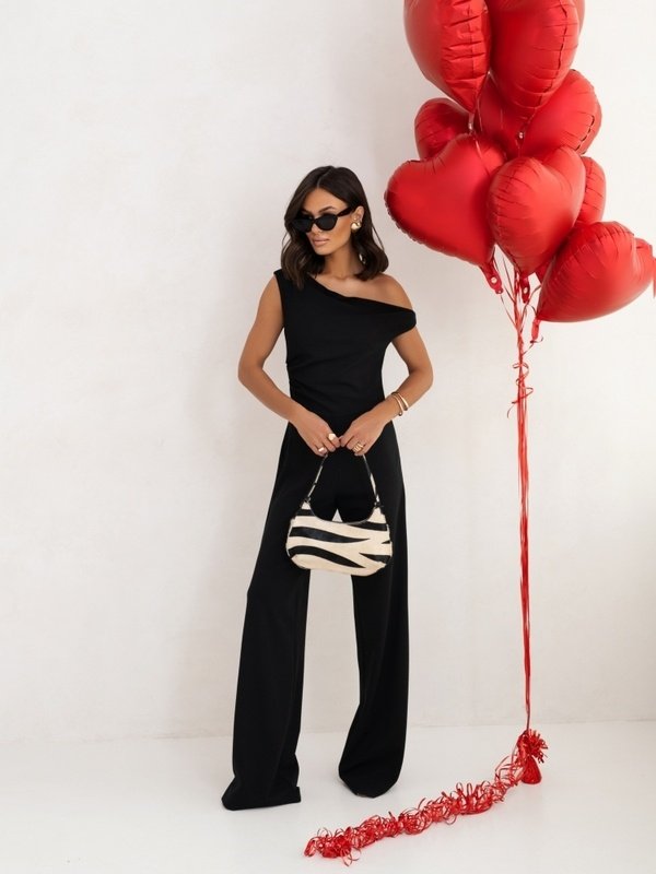 Straight Leg Jumpsuit with Zipper