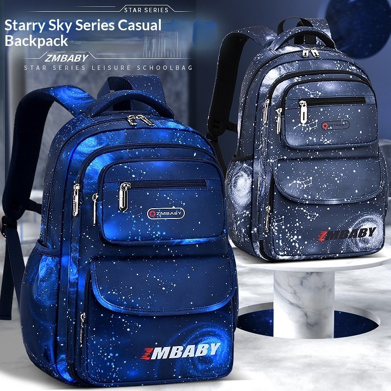 New Schoolbag For Primary School Students Male Side Refrigerator Open Large Capacity Children's Bags Grade - Image 7