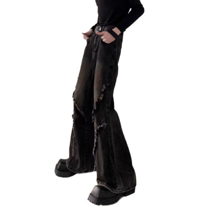 Retro-style Tapered Denim Jeans For Men - Image 5