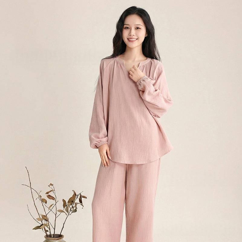 Womens Long-sleeve Top And Pants Set - Image 2