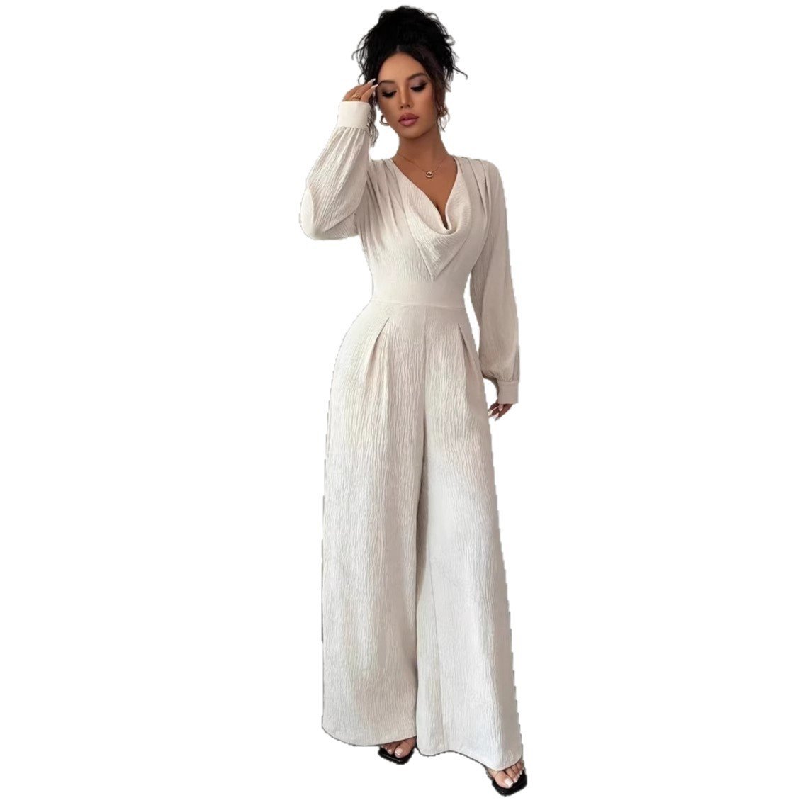Women's Long-Sleeve Jumpsuit - Image 3