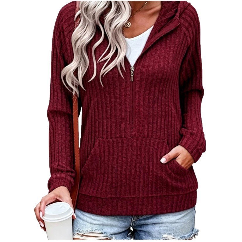 Fashionable Hooded Pullover Loose-fit Casual For Autumn - Image 4