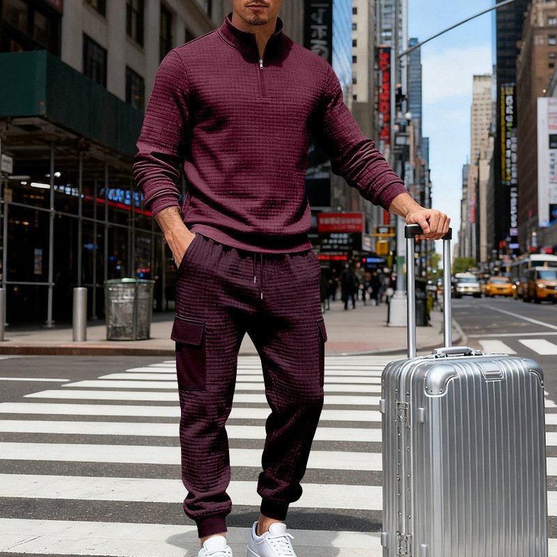 Men's Loose-Fit Casual Suit - Image 9
