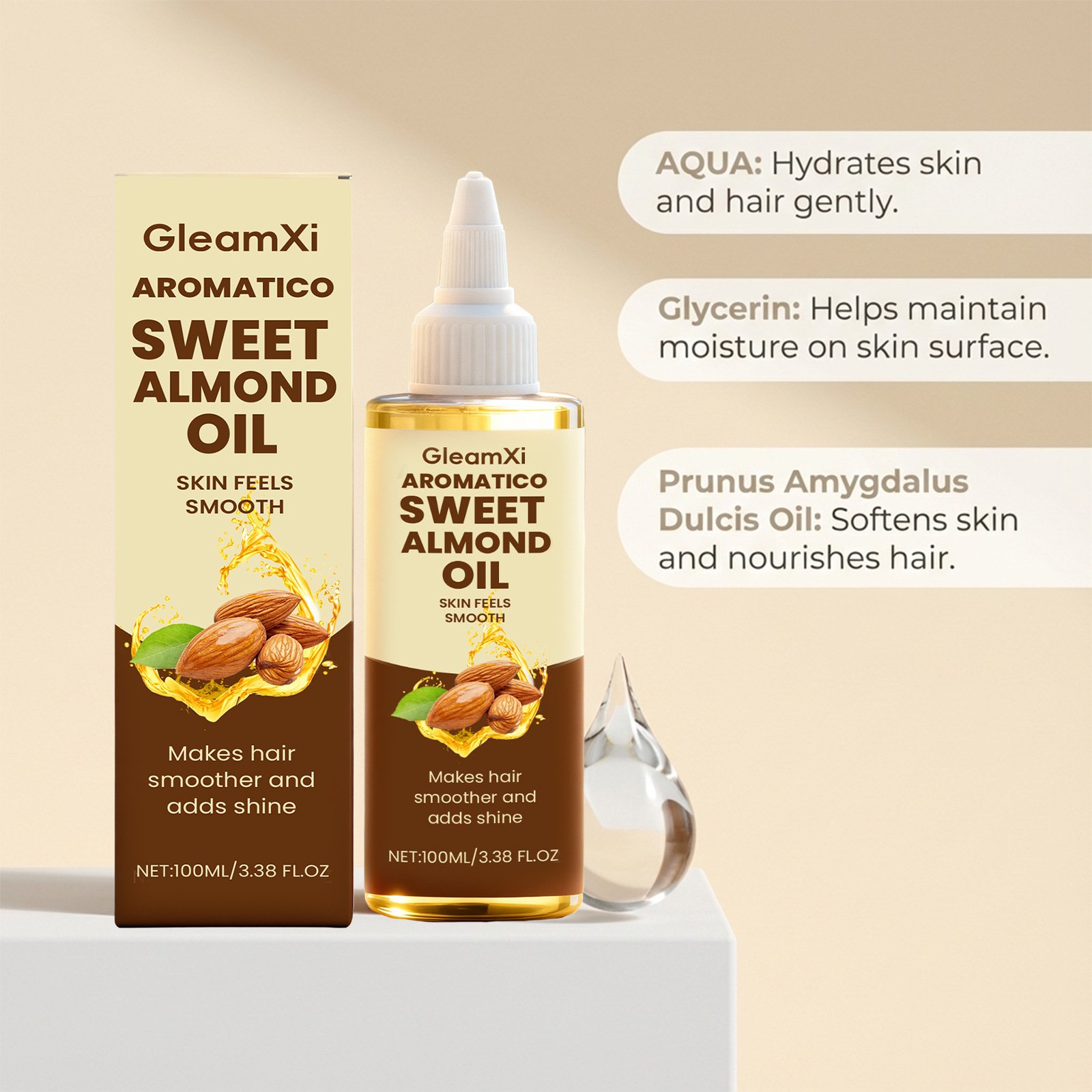 Almond Beauty Oil - Image 2