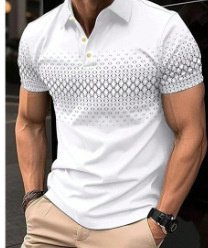 Men's Casual Button-down Polo Shirt - Image 6