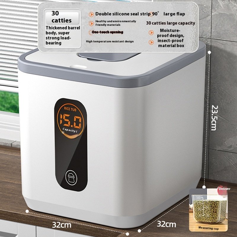 Insect-proof Moisture-proof Sealed Household Food Grade Rice Jar - Image 6